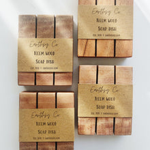 Load image into Gallery viewer, Neem Wood Soap Dish (4x3)
