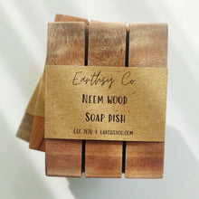 Load image into Gallery viewer, Neem Wood Soap Dish (4x3)
